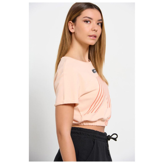 Bodytalk Γυναικεία κοντομάνικη μπλούζα Cropped